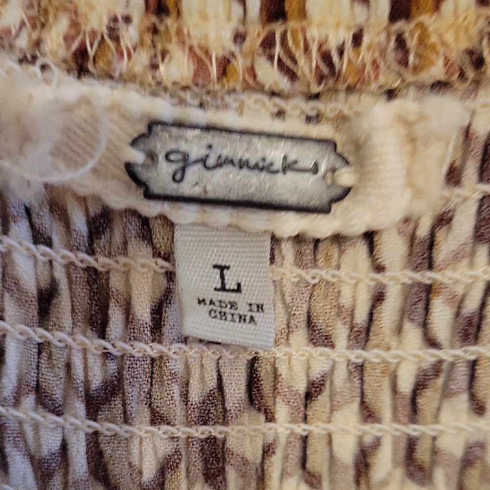 Brown And White Patchwork Maxi Vest Gimmicks From… - image 4